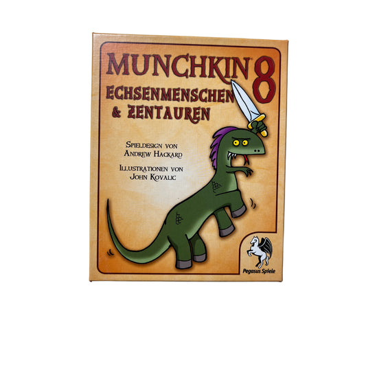 Munchkin 8 - deutsche Ausgabe von Pegasus – SKU A8467 – Rollenspiel-Buch gebraucht kaufen bei Brettspielimperium