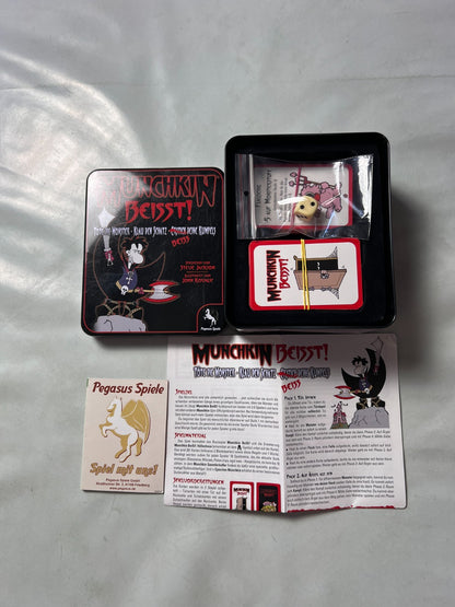Munchkin Beisst! Kartenspiel In Metallbox Pegasus Spiele - Vollständig - Ansicht 2