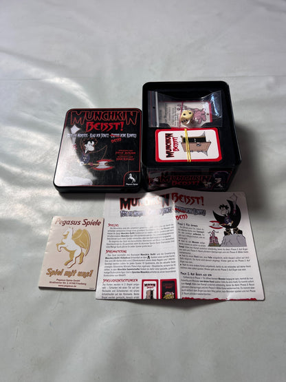 Munchkin Beisst! Kartenspiel In Metallbox Pegasus Spiele - Vollständig - Ansicht 3