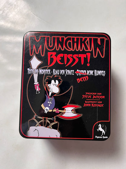 Munchkin Beisst! Kartenspiel In Metallbox Pegasus Spiele - Vollständig - Ansicht 4