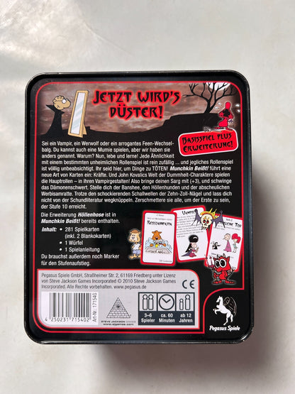 Munchkin Beisst! Kartenspiel In Metallbox Pegasus Spiele - Vollständig - Ansicht 9