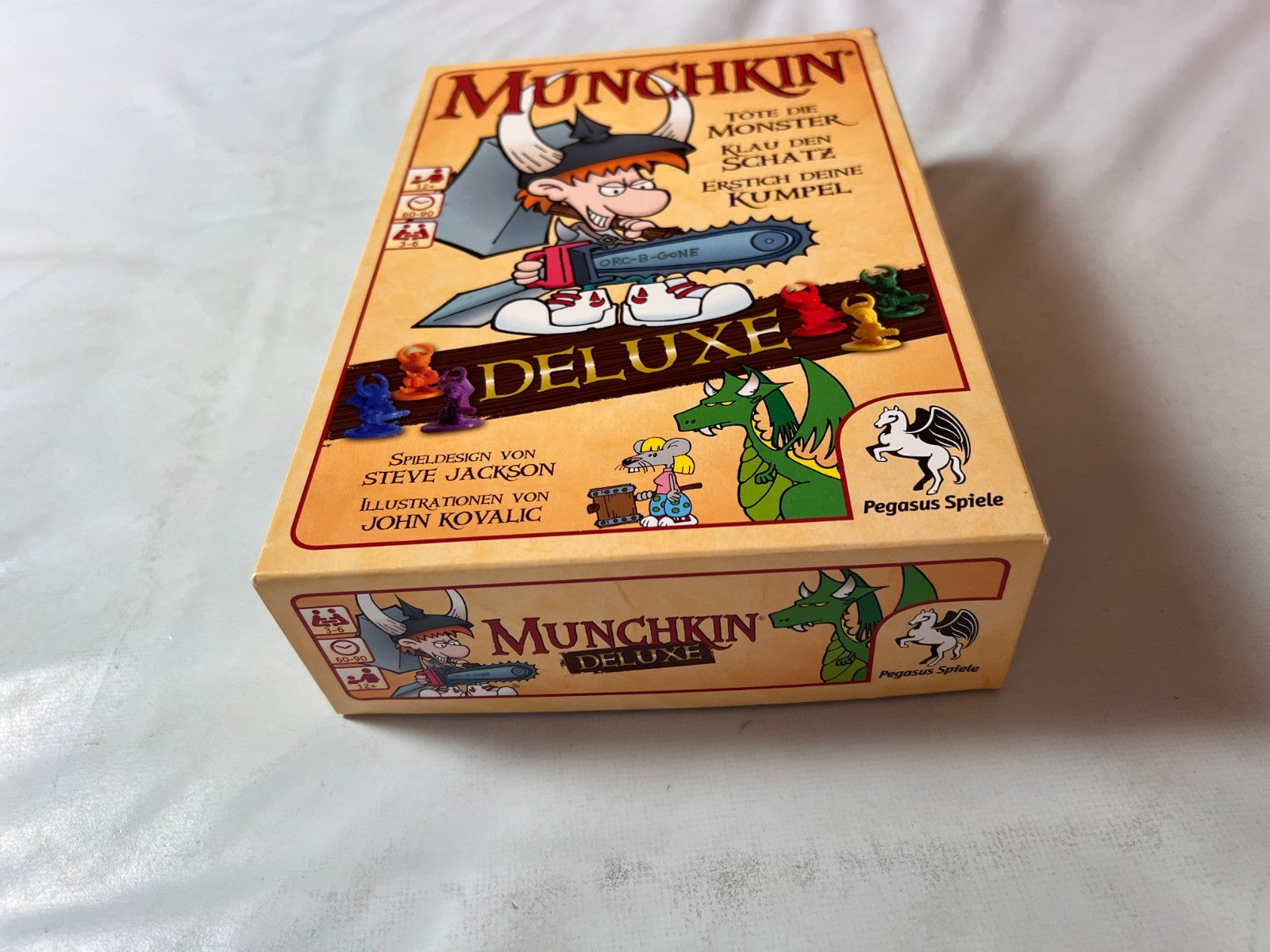 Munchkin Deluxe Kartenspiel Plastikfiguren gebraucht deutsch Vollständig - Ansicht 10