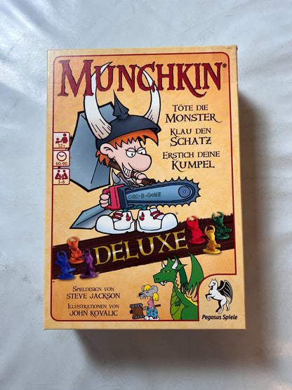 Munchkin Deluxe Kartenspiel Plastikfiguren gebraucht deutsch Vollständig - Ansicht 5