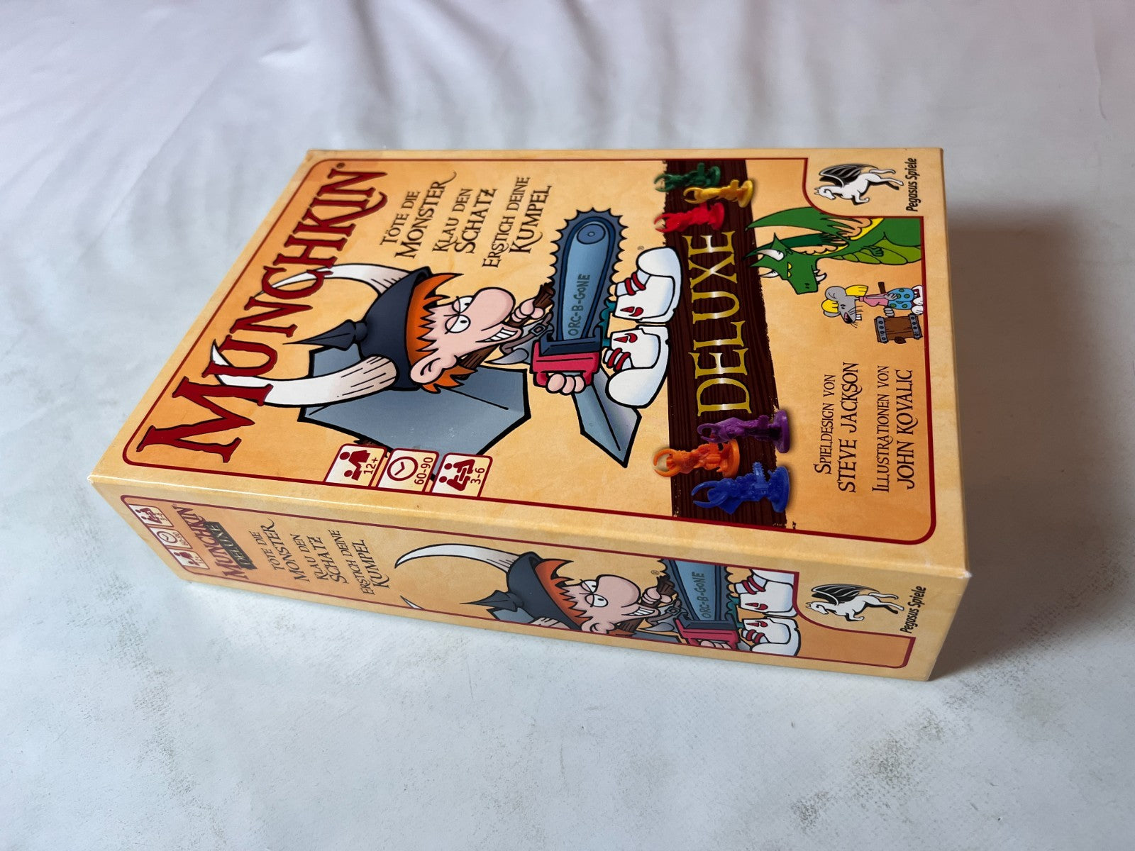 Munchkin Deluxe Kartenspiel Plastikfiguren gebraucht deutsch Vollständig - Ansicht 6