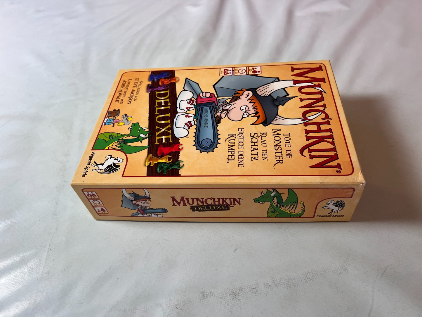 Munchkin Deluxe Kartenspiel Plastikfiguren gebraucht deutsch Vollständig - Ansicht 9