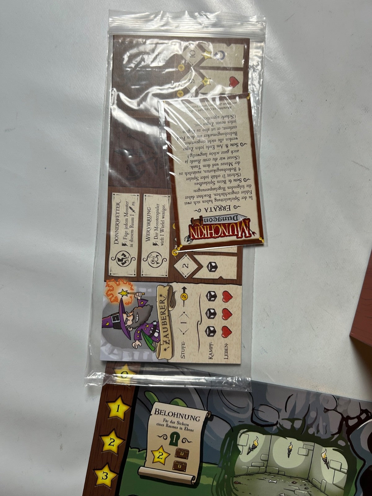Munchkin Dungeon - Brettspiel deutsch Asmodee - Vollständig - Ansicht 9