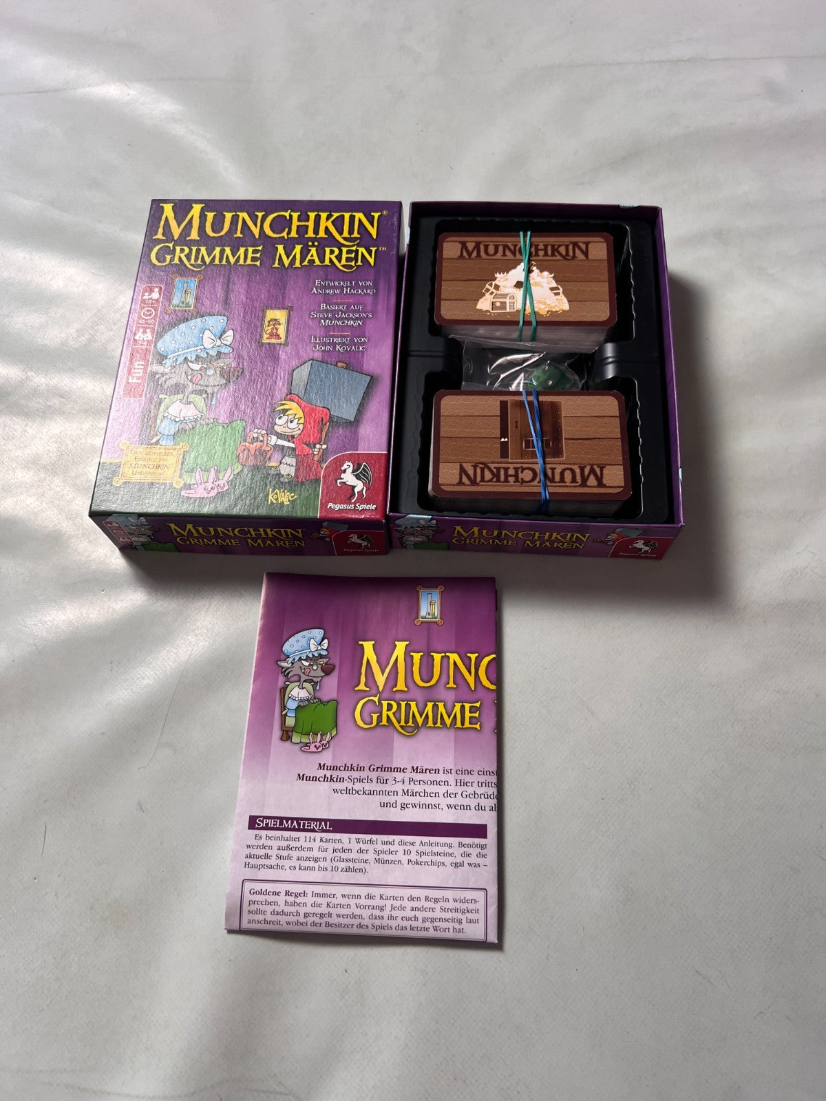 Munchkin Grimme Mären (deutsch) Pegasus Spiele - Vollständig - Ansicht 3