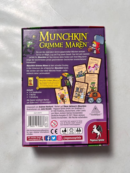 Munchkin Grimme Mären (deutsch) Pegasus Spiele - Vollständig - Ansicht 9