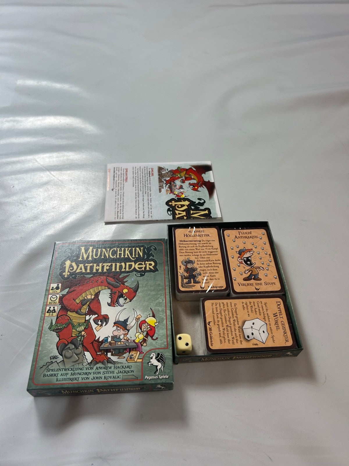 Munchkin Pathfinder Kartenspiel Strategie Pegasus Spiele  Unbespielt - Ansicht 7