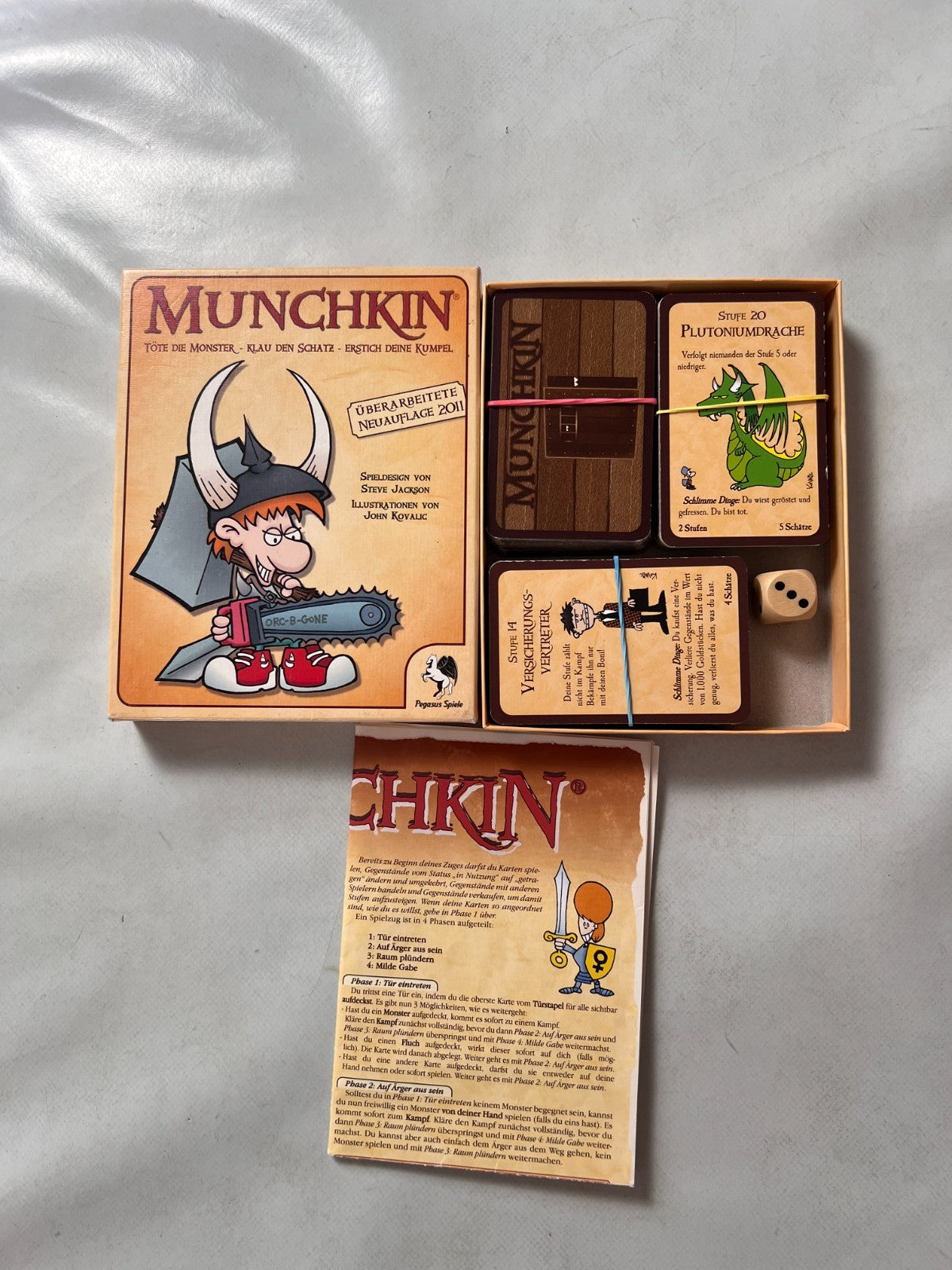 Munchkin Pegasus Steve Jackson Überarbeitete Neuauflage 2011 - Vollständig - Ansicht 2