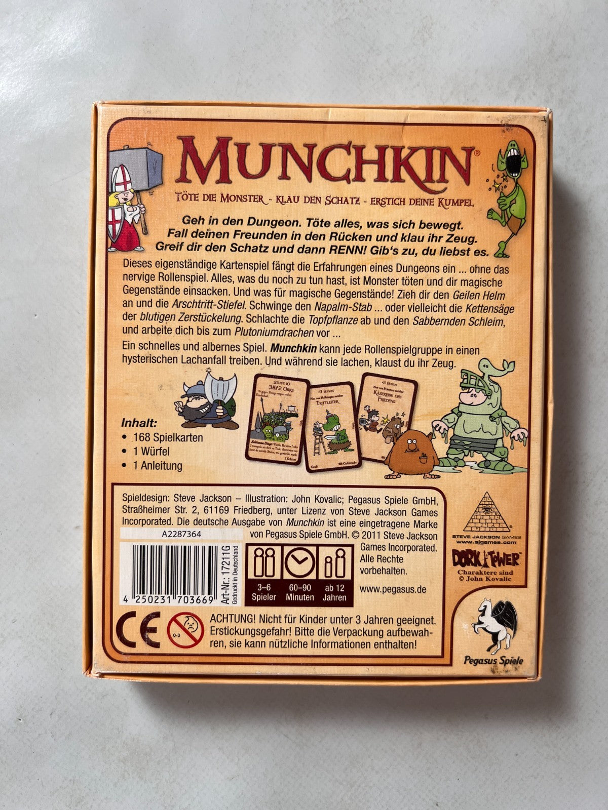 Munchkin Pegasus Steve Jackson Überarbeitete Neuauflage 2011 - Vollständig - Ansicht 8