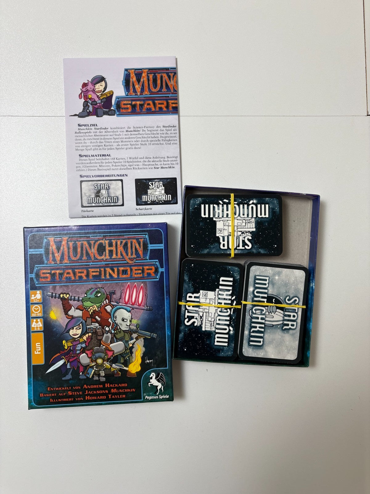 Munchkin Starfinder Deutsch Pegasus Spiele - Vollständig - Ansicht 6