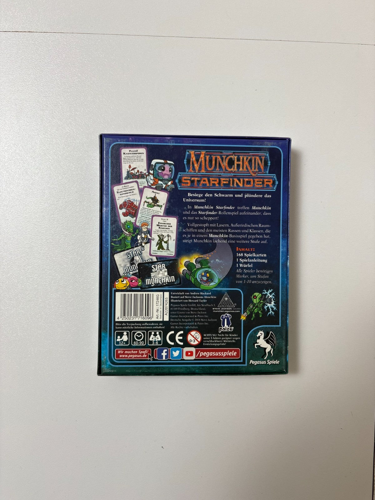 Munchkin Starfinder Deutsch Pegasus Spiele - Vollständig - Ansicht 8