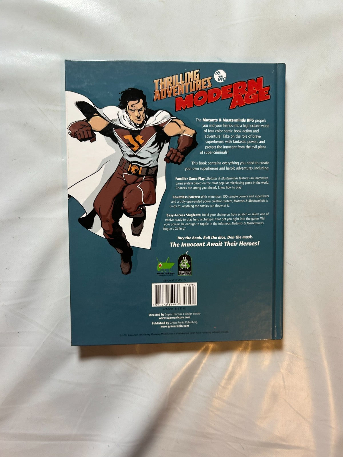 Mutants & Masterminds rpg: Super Unicorn Green Ronin Englisch - Ansicht 7