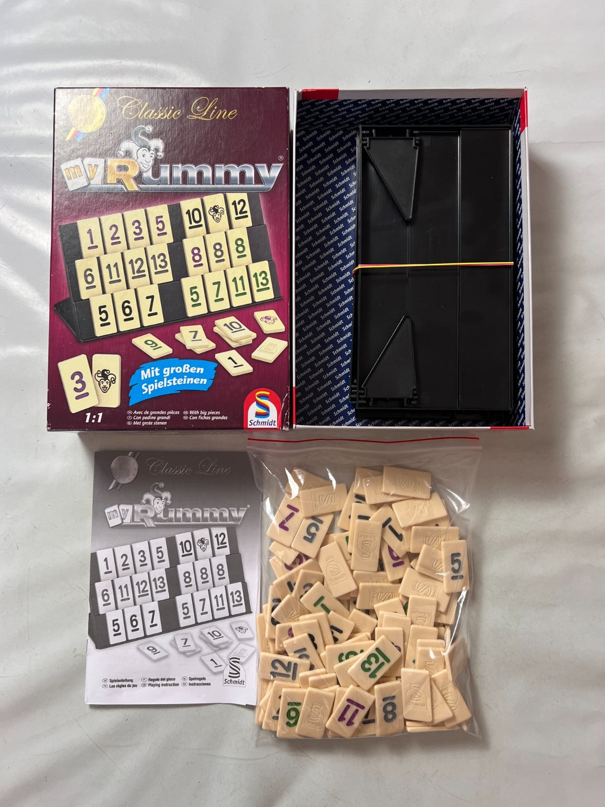 MyRummy Classic Line Schmidt Spiele  Grosse Spielsteine 49282 - Vollständig - Ansicht 2