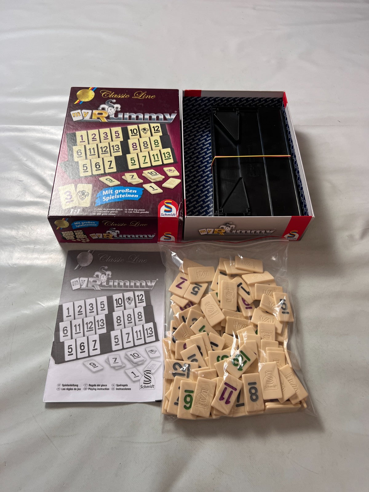 MyRummy Classic Line Schmidt Spiele  Grosse Spielsteine 49282 - Vollständig - Ansicht 3