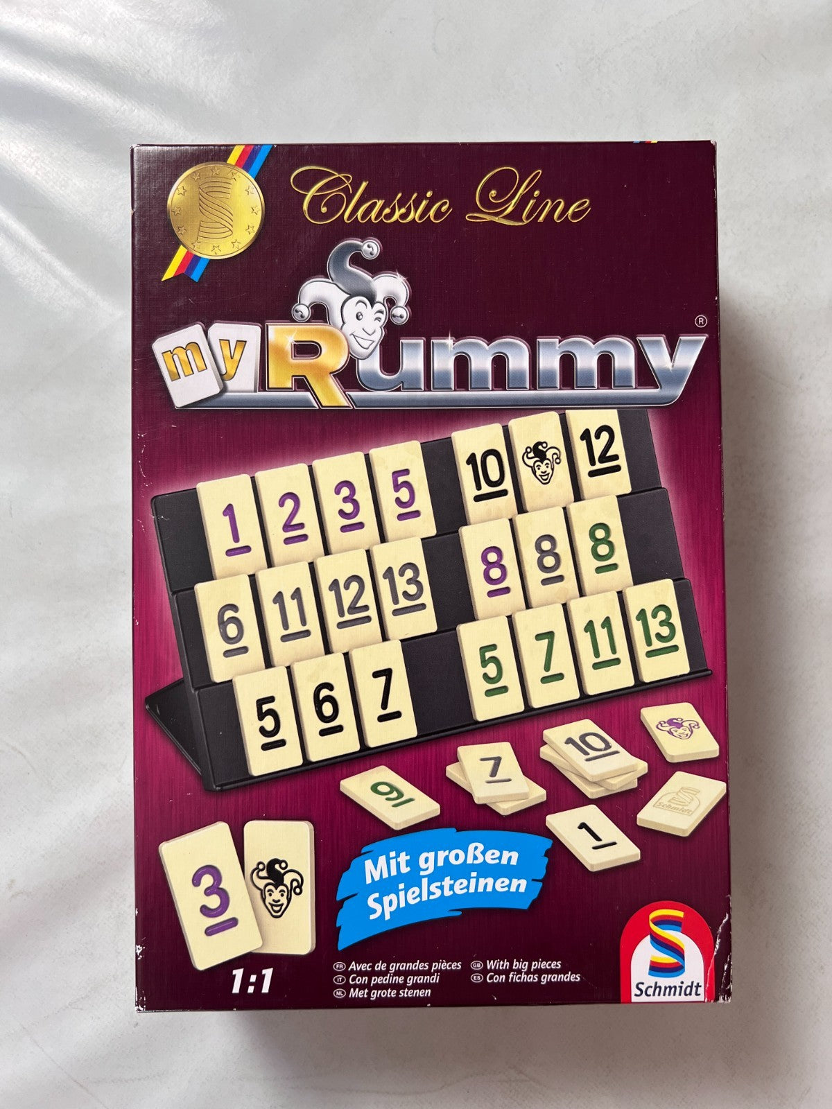 MyRummy Classic Line Schmidt Spiele  Grosse Spielsteine 49282 - Vollständig - Ansicht 4