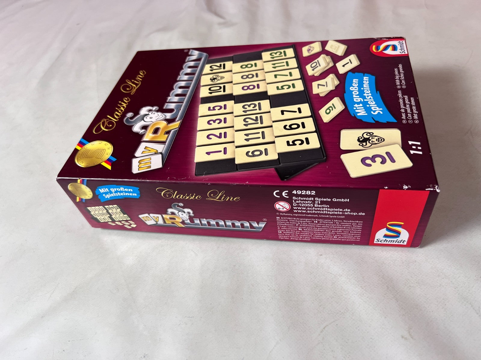 MyRummy Classic Line Schmidt Spiele  Grosse Spielsteine 49282 - Vollständig - Ansicht 5