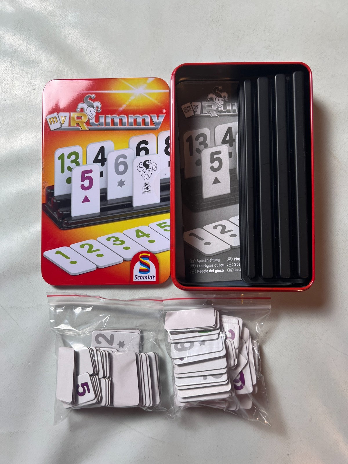 MyRummy von Schmidt Spiele, Reisespiel Blechbox - Vollständig - Ansicht 2