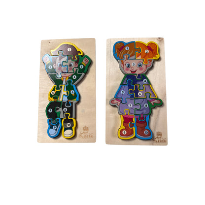 Mysozu Holz Puzzle 2x – SKU A13545 – Puzzle gebraucht kaufen bei Brettspielimperium