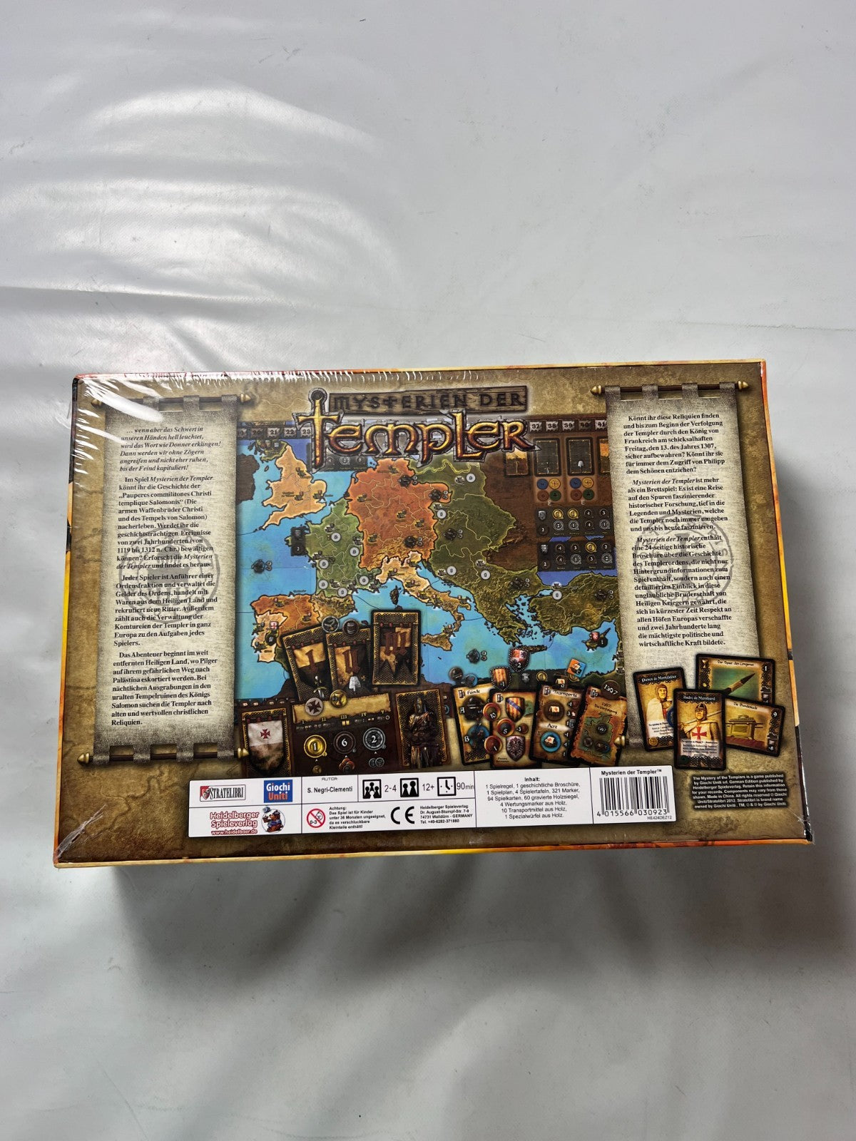 Mysterien Der Tempelritter Heidelberger Spieleverlag Silvio Negri  NEU in Folie - Ansicht 9