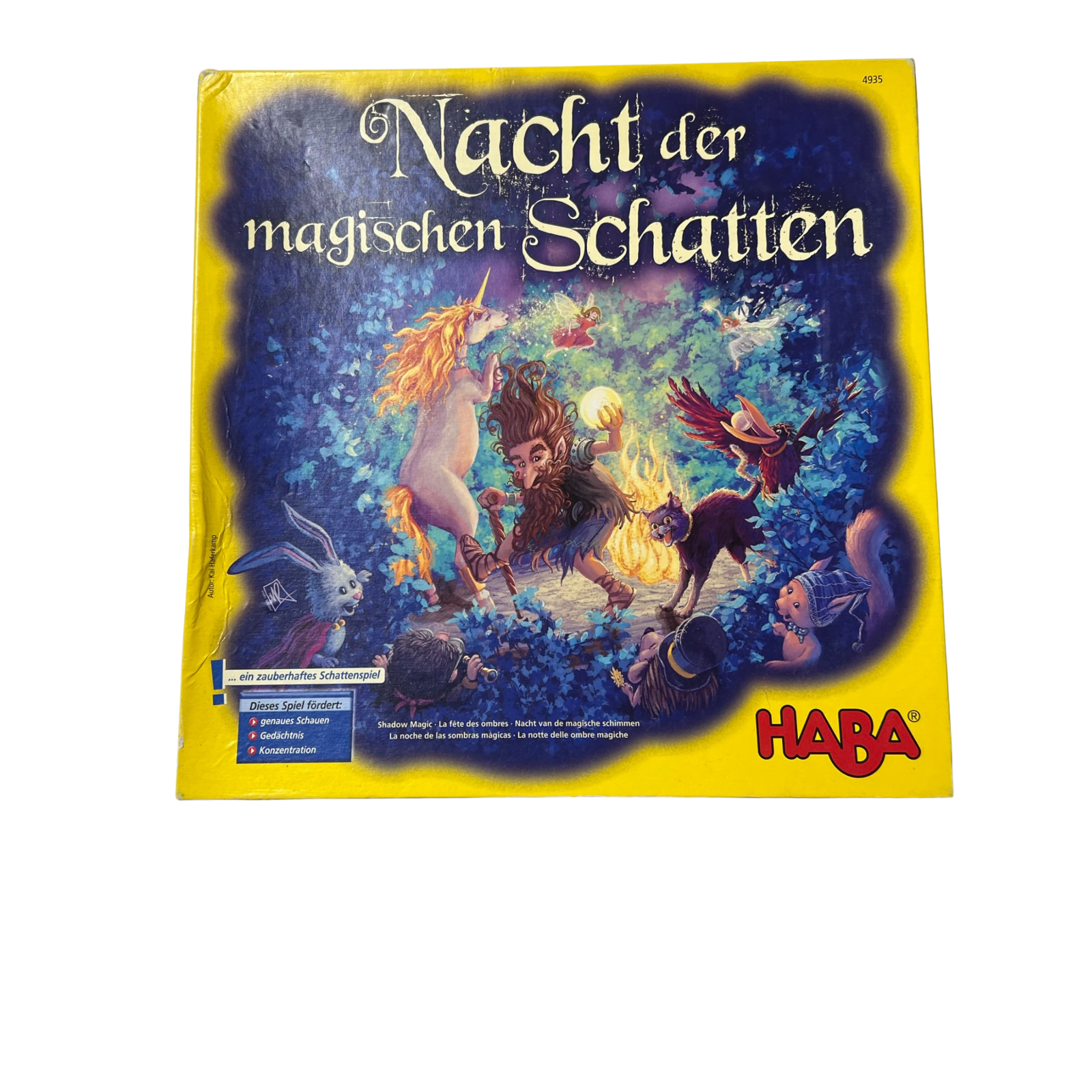Nacht der magischen Schatten Brettspiel Spiel Haba 4935 - Vollständig - Ansicht 1
