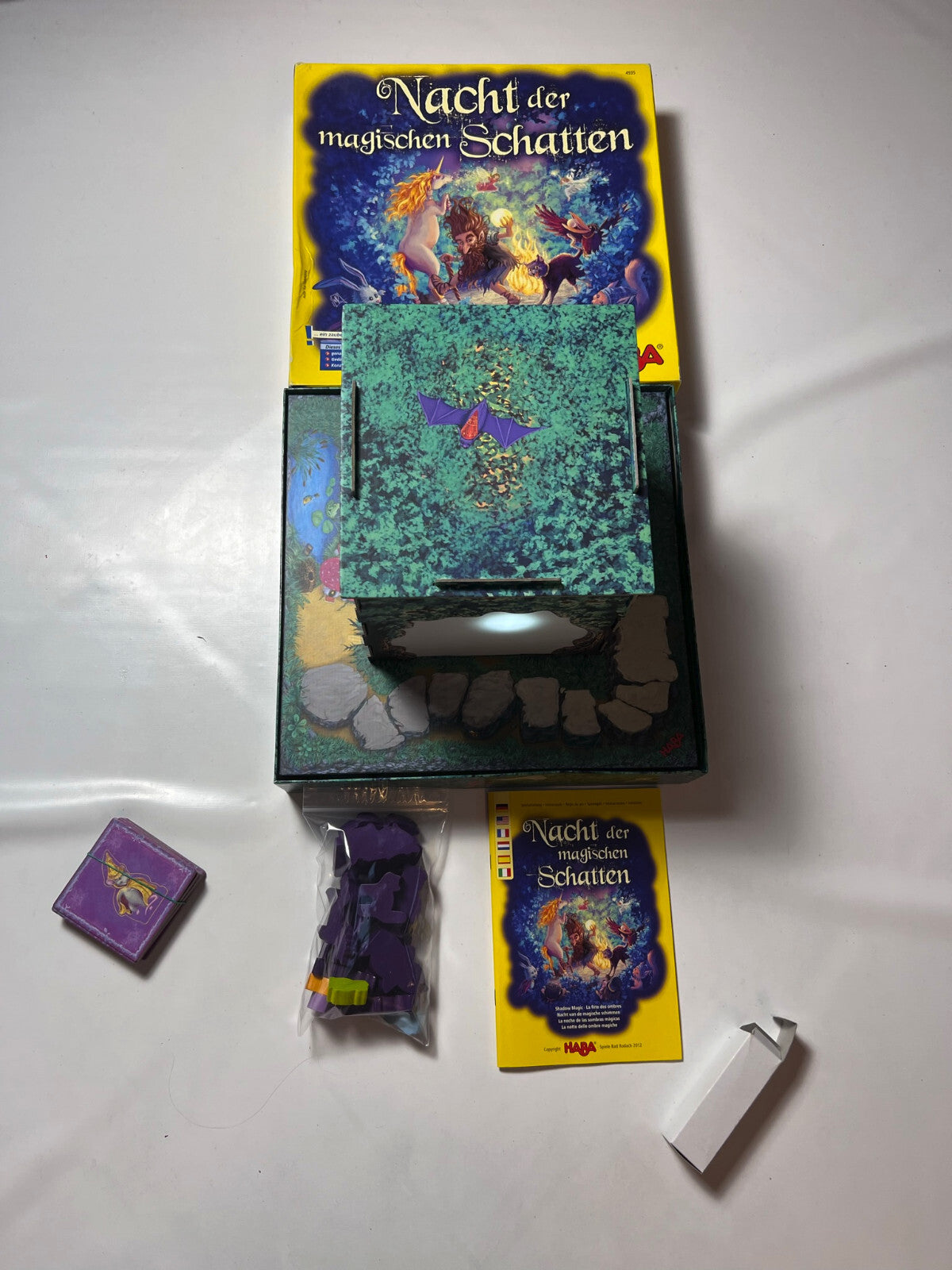 Nacht der magischen Schatten Brettspiel Spiel Haba 4935 - Vollständig - Ansicht 3