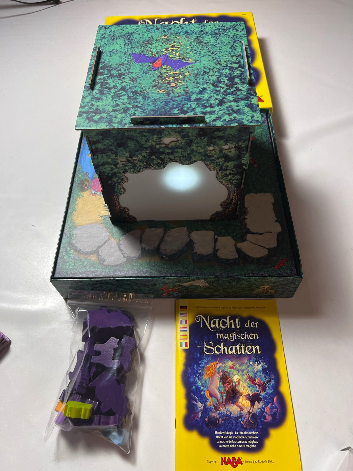 Nacht der magischen Schatten Brettspiel Spiel Haba 4935 - Vollständig - Ansicht 4