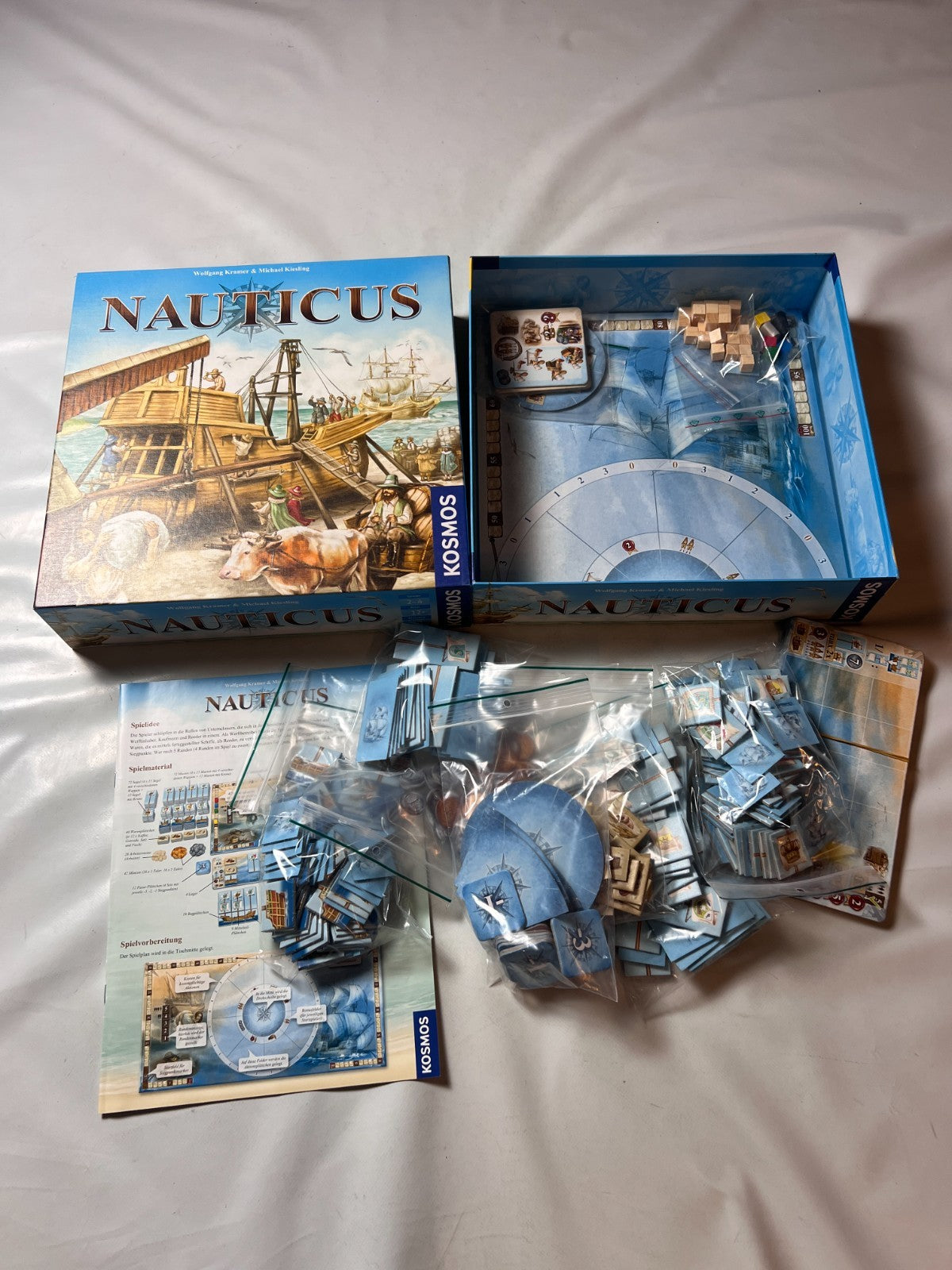 Nauticus - KOSMOS Brettspiel von Wolfgang Kramer Michael Kiesling - VOLLSTÄNDIG - Ansicht 3