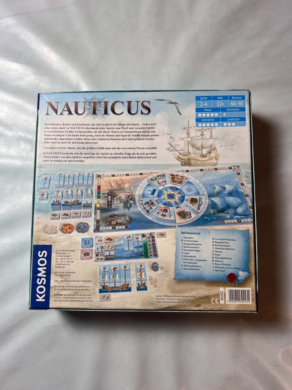 Nauticus - KOSMOS Brettspiel von Wolfgang Kramer Michael Kiesling - VOLLSTÄNDIG - Ansicht 9