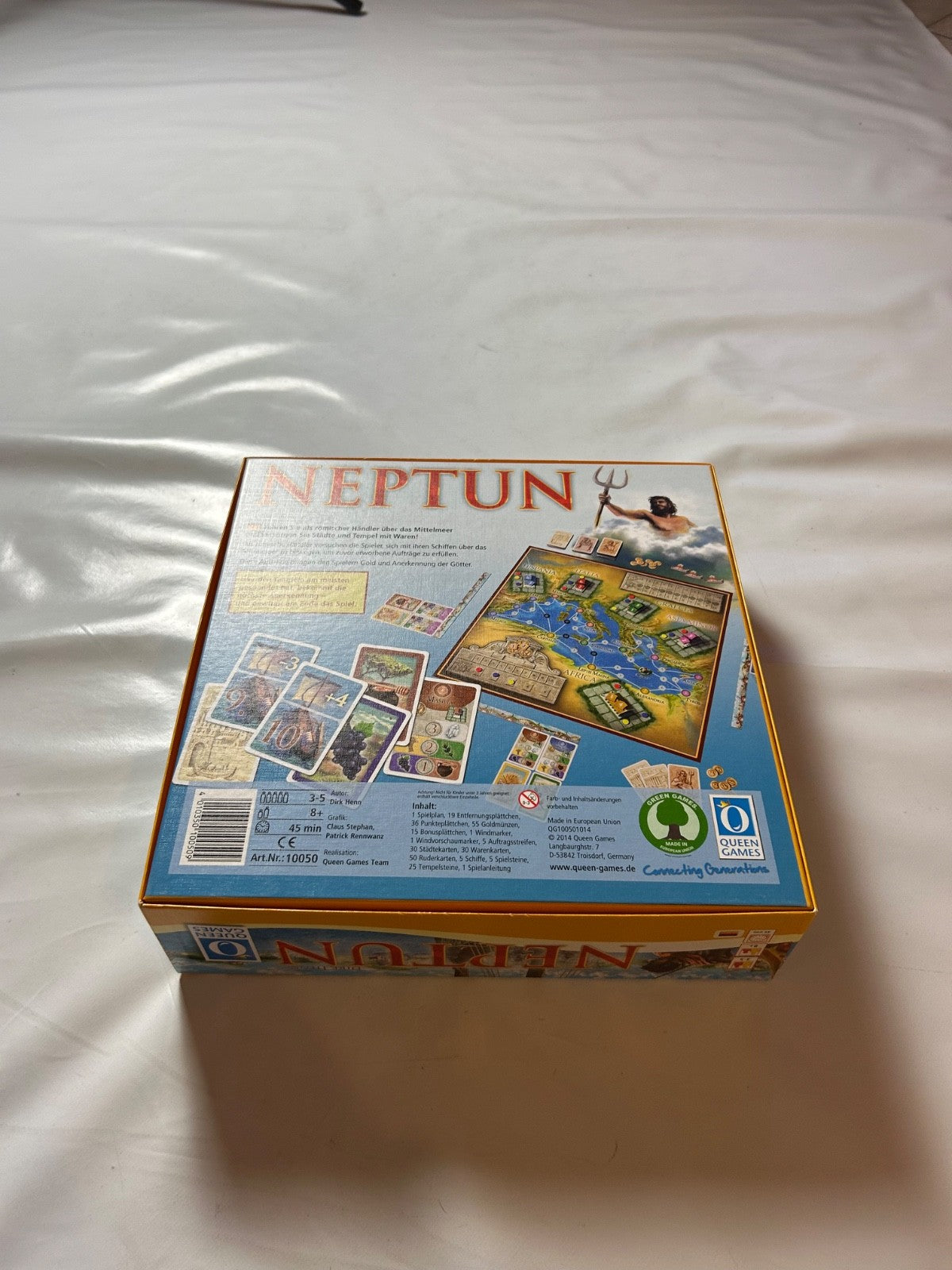 NEPTUN Brettspiel Deutsche Ausgabe Spiel QUEEN GAMES - Vollständig - Ansicht 11