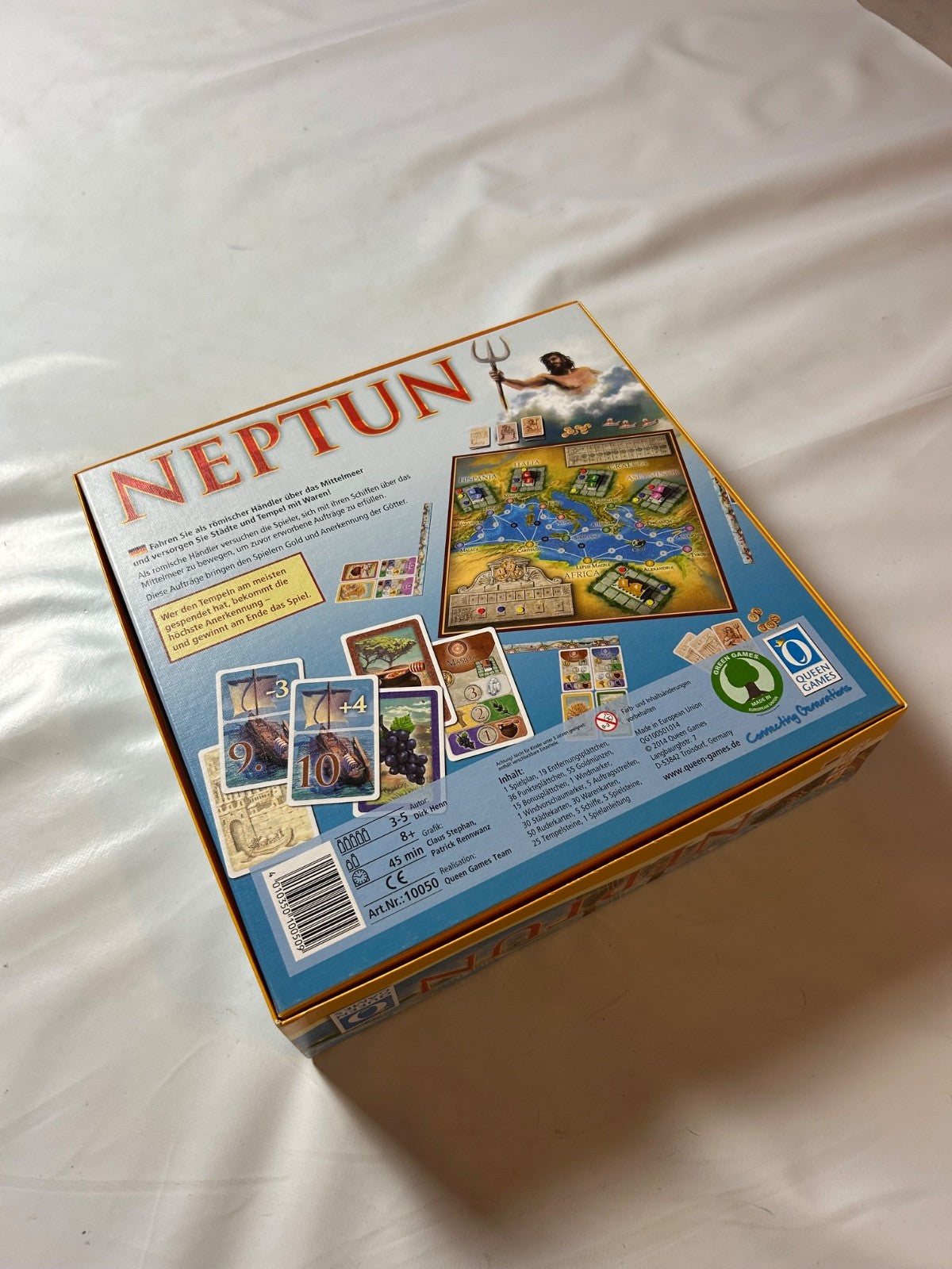 NEPTUN Brettspiel Deutsche Ausgabe Spiel QUEEN GAMES - Vollständig - Ansicht 13