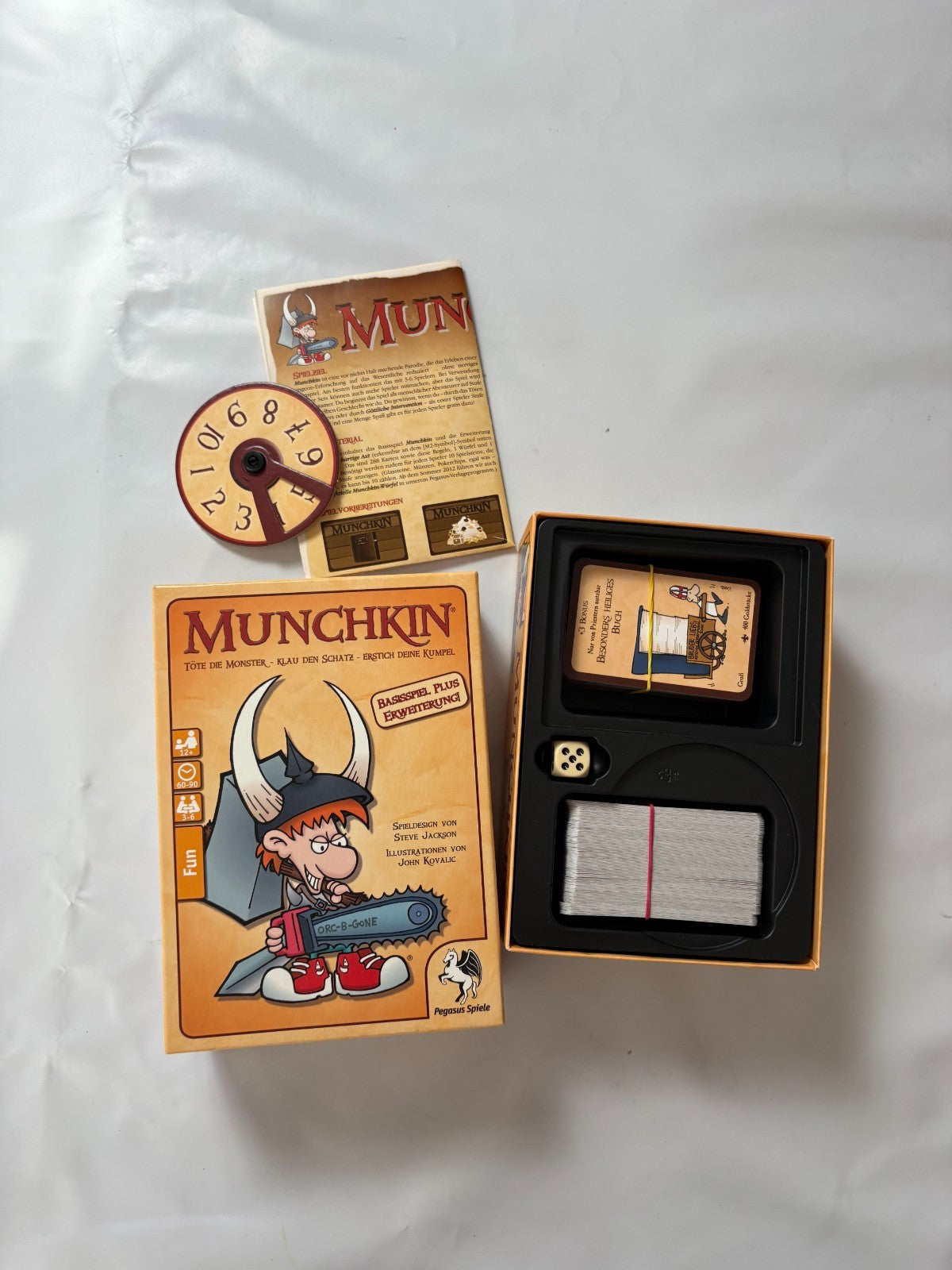 Neu Munchkin Basis Spiel + Erweiterung Pegasus Spiele - Vollständig - Ansicht 6