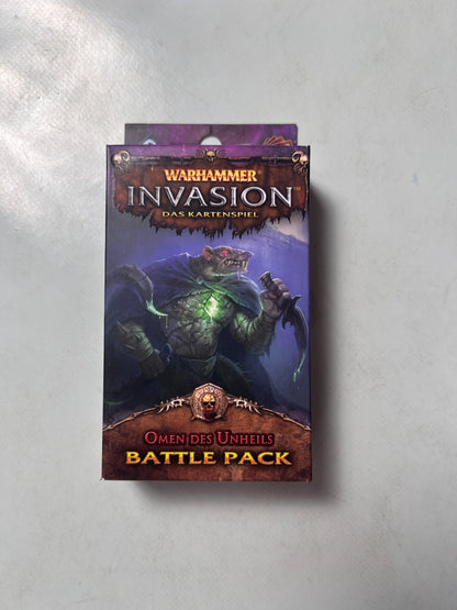 NEU  Warhammer Invasion  Omen des Unheils  Battle Pack NEU OVP - Ansicht 2
