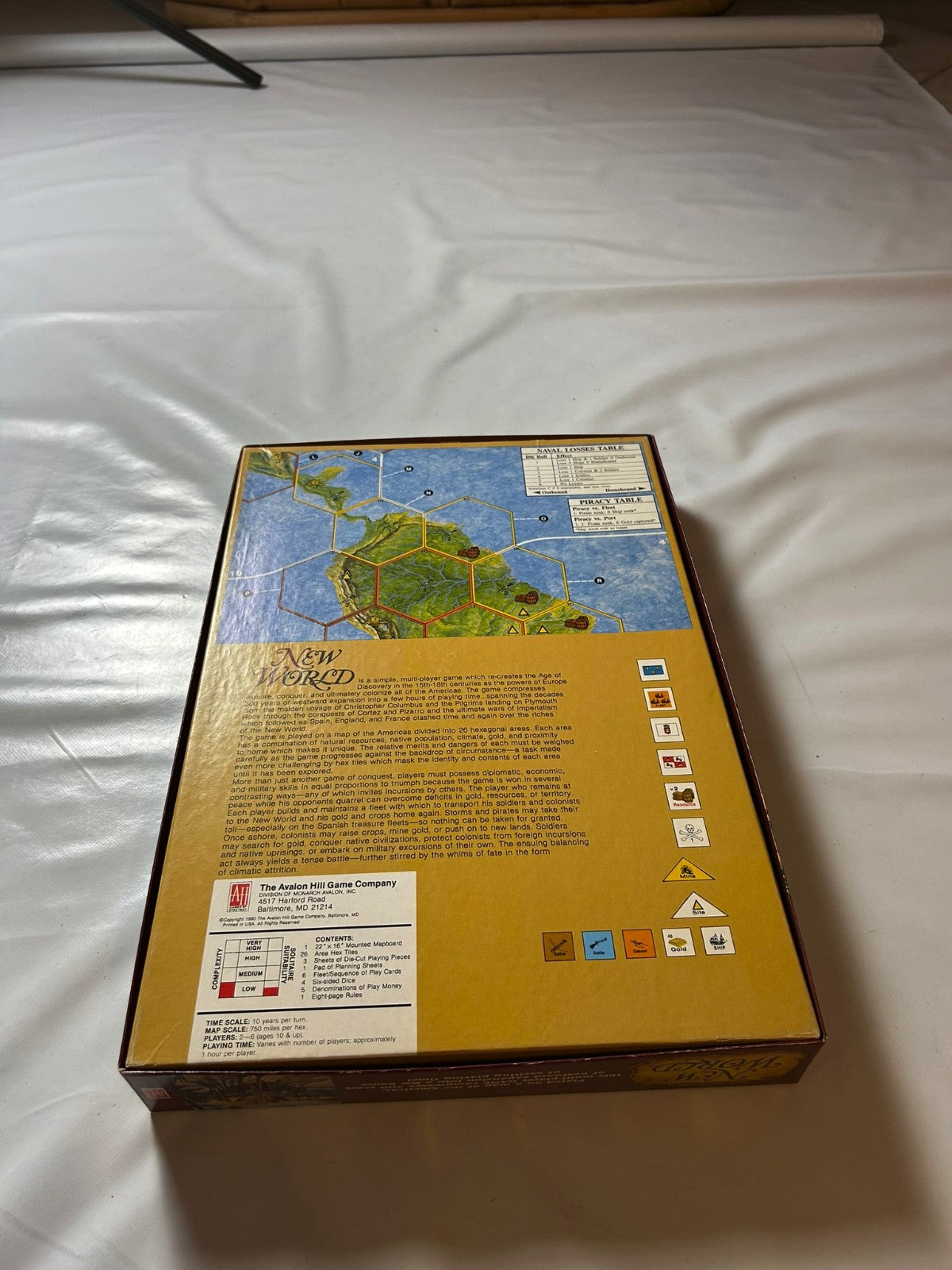 New world Avalon Hill Englisch Brettspiel 1990 Vollständig - Ansicht 10