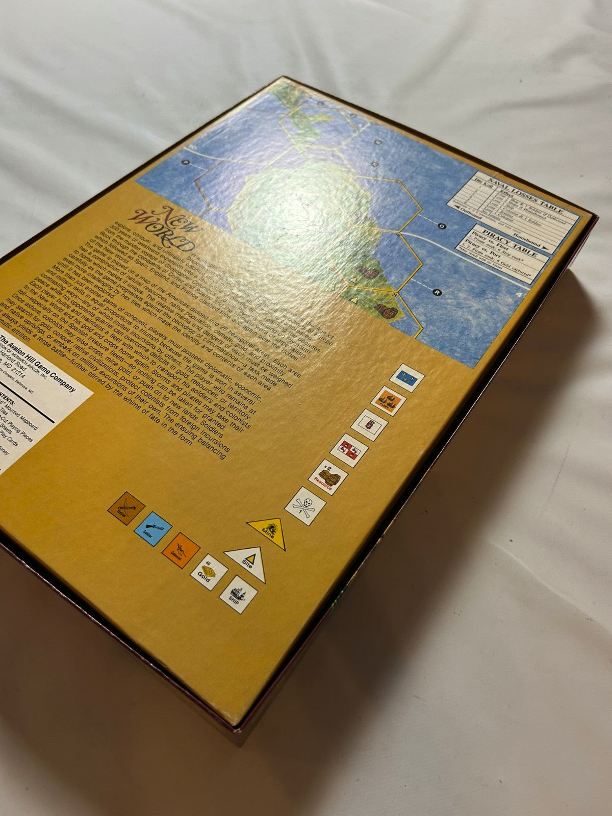 New world Avalon Hill Englisch Brettspiel 1990 Vollständig - Ansicht 11
