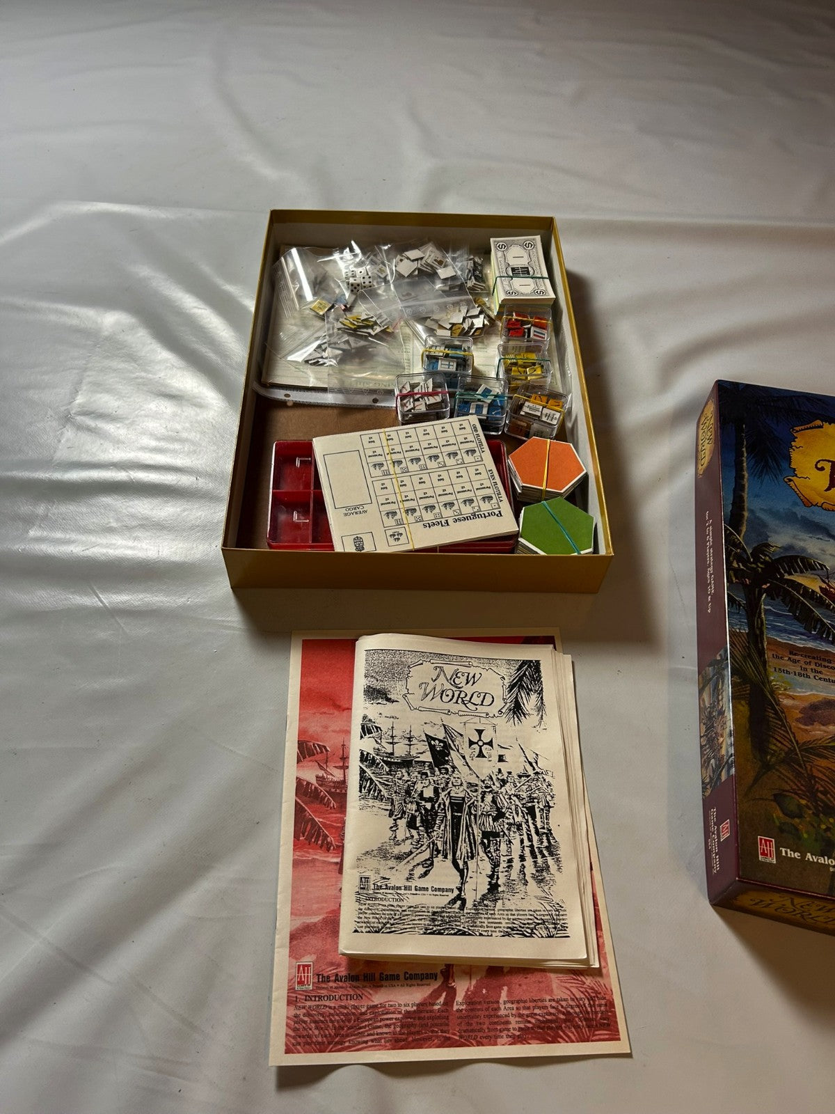 New world Avalon Hill Englisch Brettspiel 1990 Vollständig - Ansicht 8