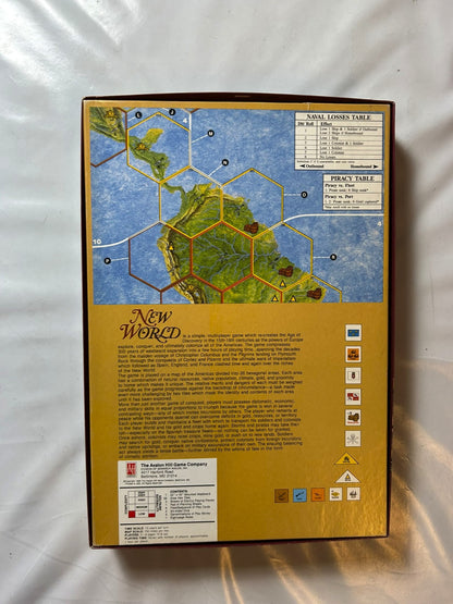 New world Avalon Hill Englisch Brettspiel 1990 Vollständig - Ansicht 9