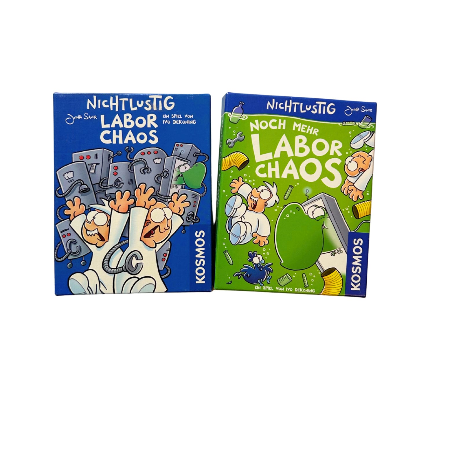 Nicht Lustig Spiel Labor Chaos + Noch mehr Labor Chaos – SKU A11744 – Gesellschaftsspiel gebraucht kaufen bei Brettspielimperium