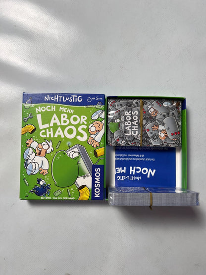 Nicht Lustig Spiel Noch mehr Labor Chaos  Kartenspiel  Unbespielt - Ansicht 2