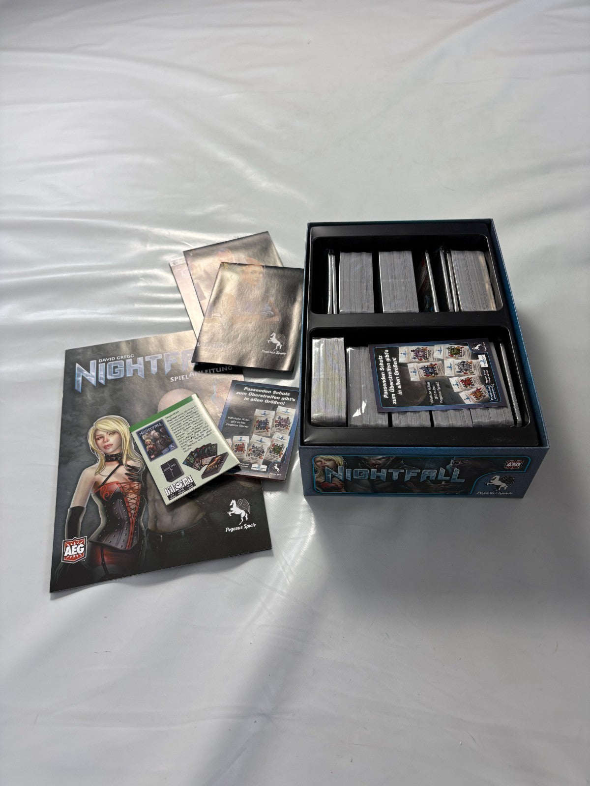 Nightfall  Boardgame  Kartenspiel  inkl. 2 Promo Sets  Pegasus  unbespielt - Ansicht 7