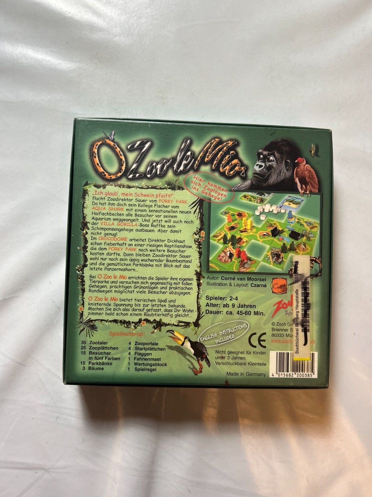 O Zoo le Mio Zoch Brettspiel Gesellschatsspiel Spiel  Vollständig - Ansicht 8