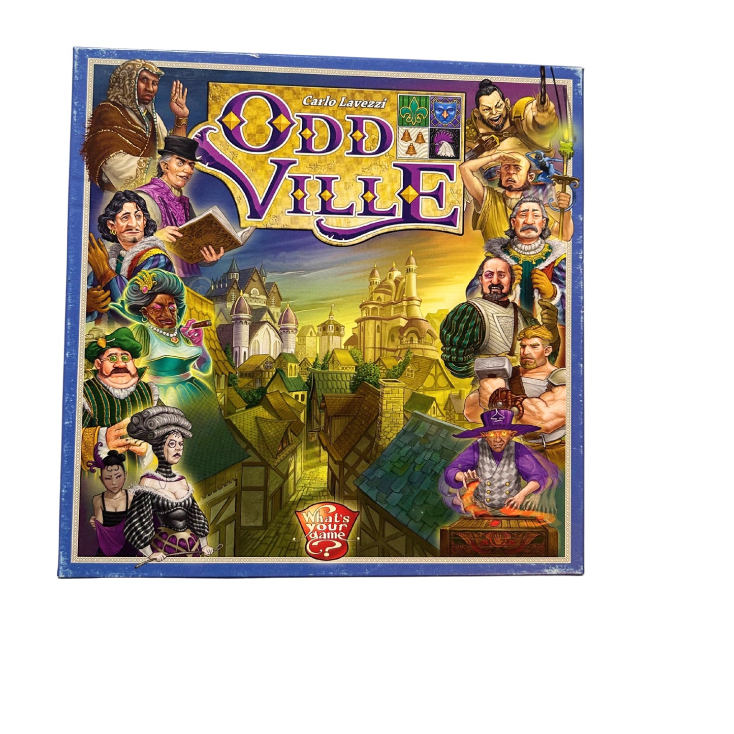 OddVille Brettspiel Carlo Lavezzi Strategie Huch Deutsch – SKU A11550 – Gesellschaftsspiel gebraucht kaufen bei Brettspielimperium