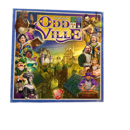 OddVille Brettspiel Carlo Lavezzi Strategie Huch Deutsch – SKU A11550 – Gesellschaftsspiel gebraucht kaufen bei Brettspielimperium