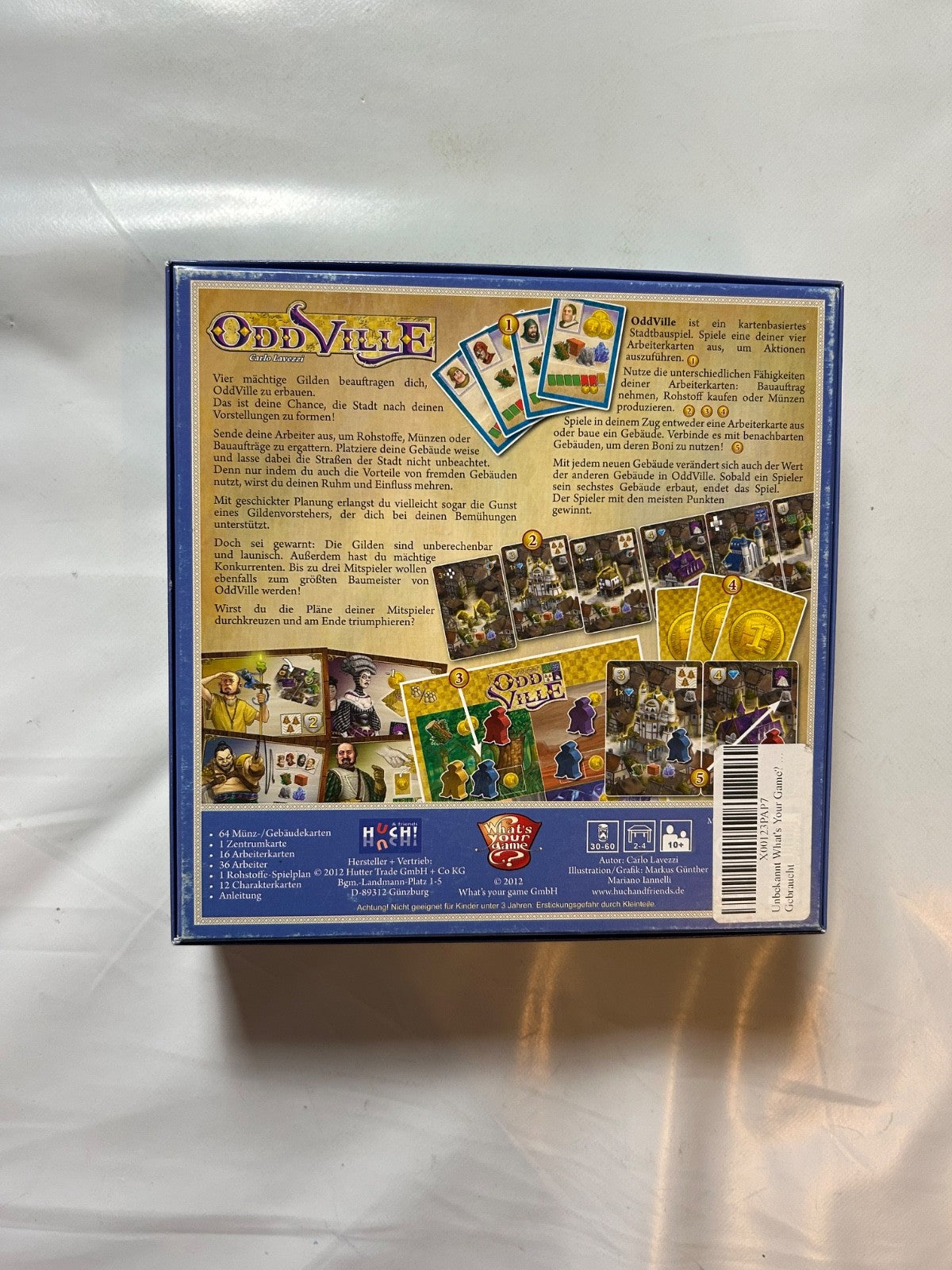 OddVille Brettspiel Carlo Lavezzi Strategie Huch Deutsch - Vollständig - Ansicht 8