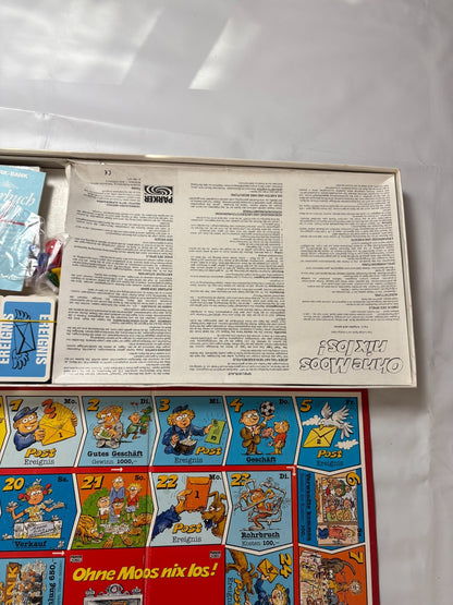 Ohne Moos nix los! Parker 1988 Brettspiel Gesellschaftsspiel Vollständig - Ansicht 10