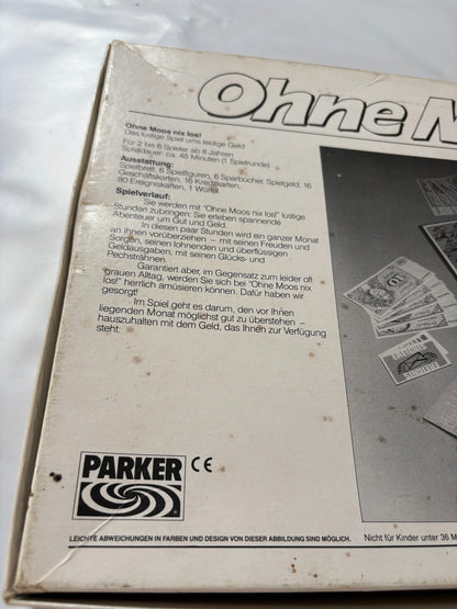 Ohne Moos nix los! Parker 1988 Brettspiel Gesellschaftsspiel Vollständig - Ansicht 14