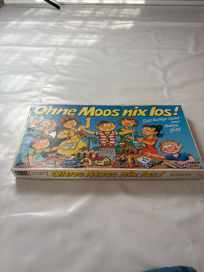 Ohne Moos nix los! Parker 1988 Brettspiel Gesellschaftsspiel Vollständig - Ansicht 2