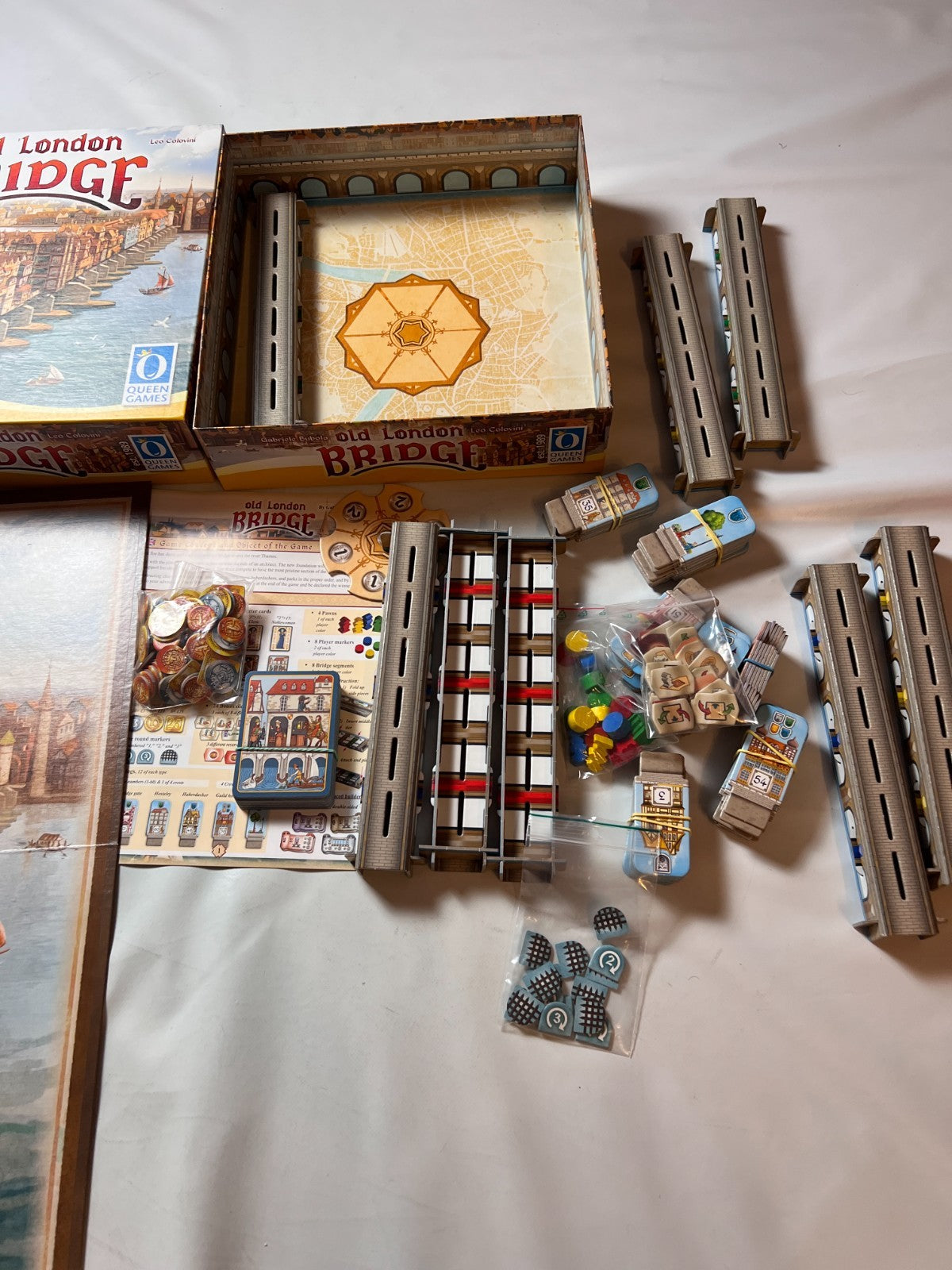 Old London Bridge Queen Games ab 10 Jahren 24 Spieler  Vollständig - Ansicht 6