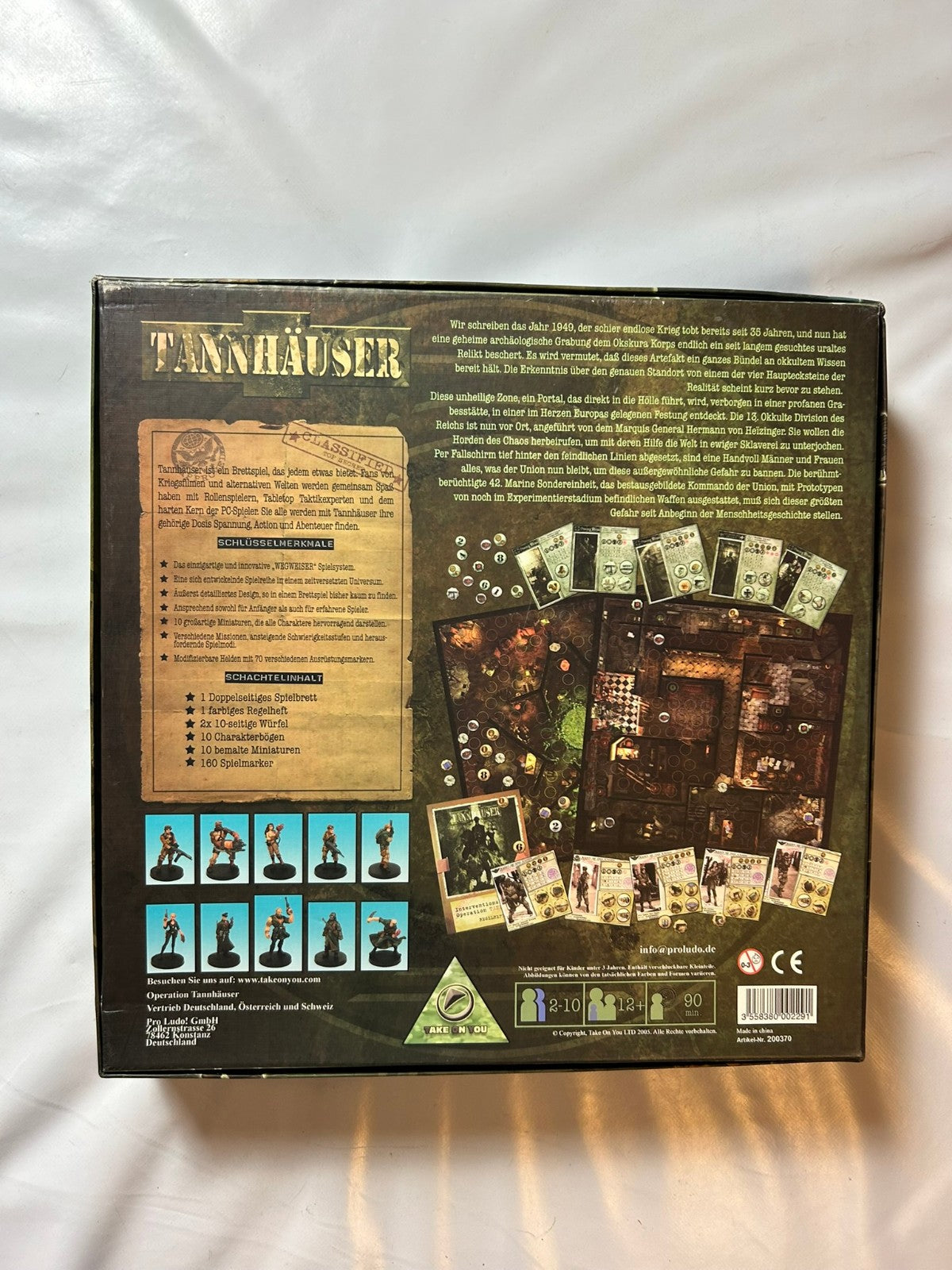 Operation Tannhäuser Brettspiel Deutsch Fantasy Flight Games  Unbespielt - Ansicht 11
